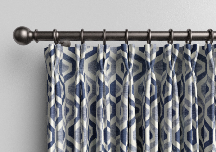 Gusta, Navy - Made to Measure Curtains - Image 10
